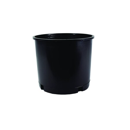 Hc Companies 8.56 in. H X 9 in. D Plastic Nursery Container Black NSB002G0G18D050